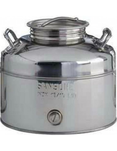 ΔΟΧΕΙΟ ΑΝΟΞΕΙΔΩΤΟ SANSONE 100ΛΤ ΜΕ ΒΙΔΩΤΟ ΚΑΠΑΚΙ