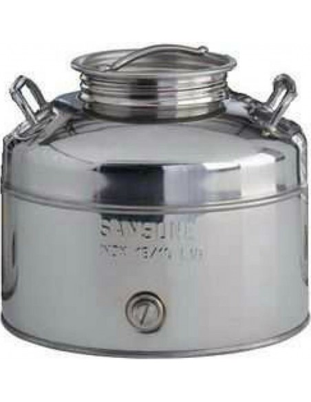 ΔΟΧΕΙΟ ΑΝΟΞΕΙΔΩΤΟ SANSONE 100ΛΤ ΜΕ ΒΙΔΩΤΟ ΚΑΠΑΚΙ